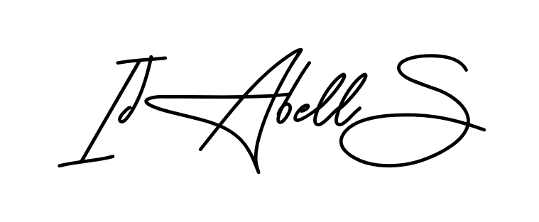 Idabell S smooth handwritten signature style