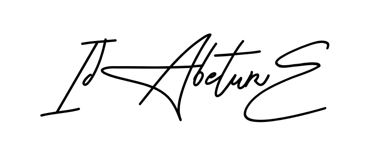 Idabell Signature smooth handwritten signature style