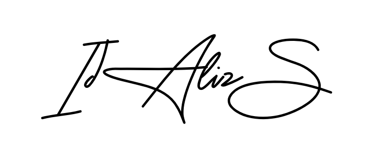 Idaliz S smooth handwritten signature style