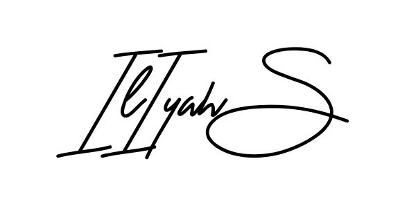 Iliyah S smooth handwritten signature style