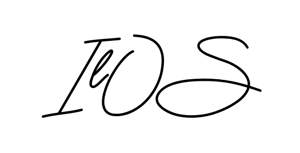 Ilo S smooth handwritten signature style