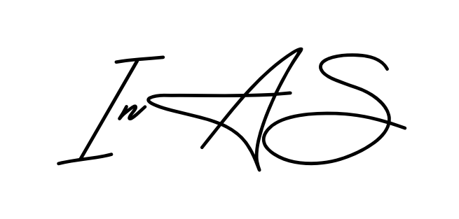 Ina S smooth handwritten signature style