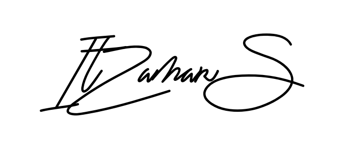 Itzamar S smooth handwritten signature style