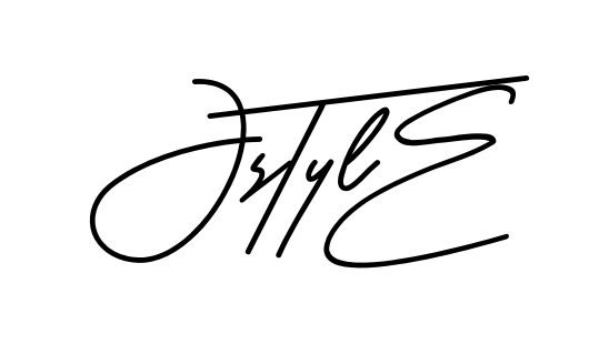 J Style smooth handwritten signature style