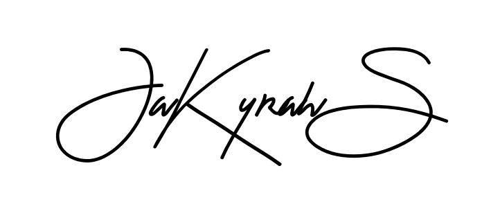 Jakyrah S smooth handwritten signature style