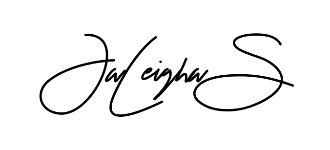 Jaleigha S smooth handwritten signature style