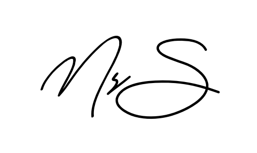 Ms S smooth handwritten signature style