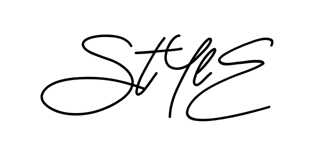Style smooth handwritten signature style