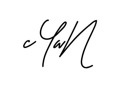 Cyan long name signature style