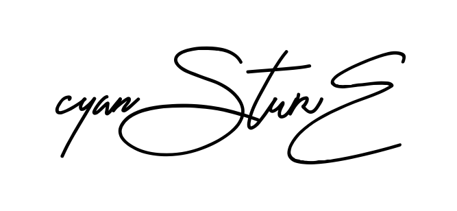 Cyan Signature long name signature style