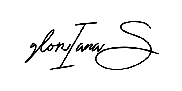 Gloriana S long name signature style