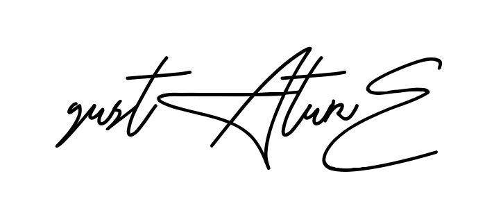 Gustavia Signature long name signature style