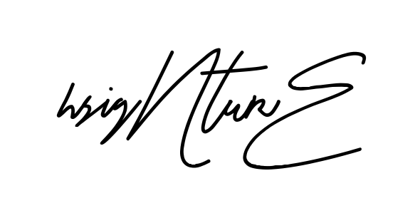 H Signature long name signature style