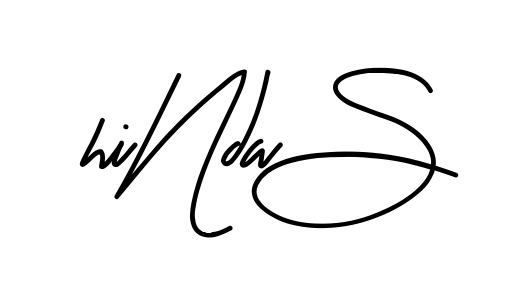 Hinda S long name signature style
