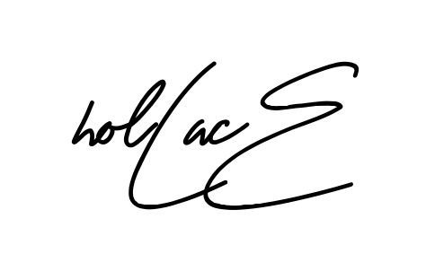 Hollace long name signature style