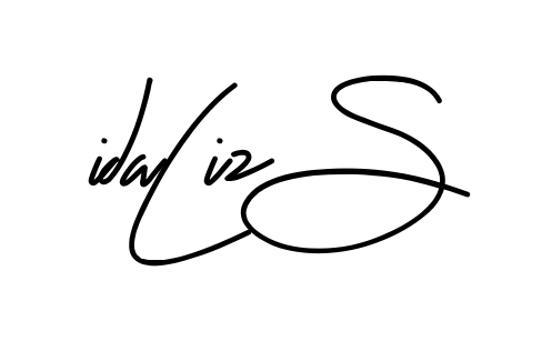 Idaliz S long name signature style