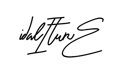 Idaliz Signature long name signature style