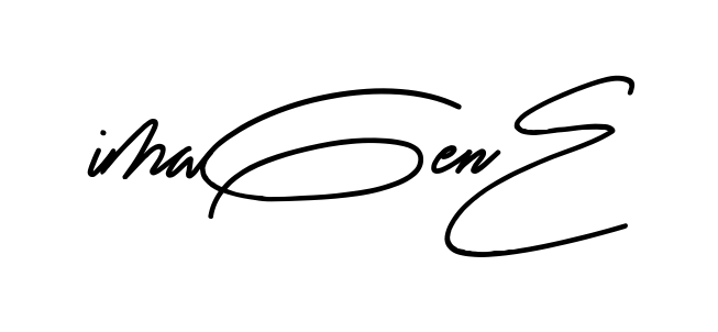 Imagene long name signature style