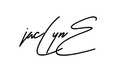 Jaclyne long name signature style