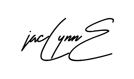 Jaclynne long name signature style