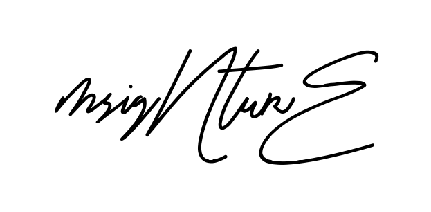 M Signature long name signature style