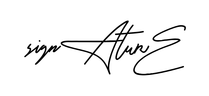 Signature long name signature style