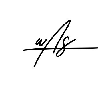 Aa S clean signature PNG idea