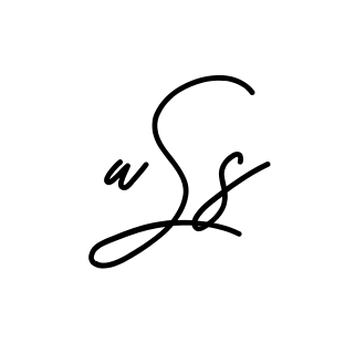 As S clean signature PNG idea