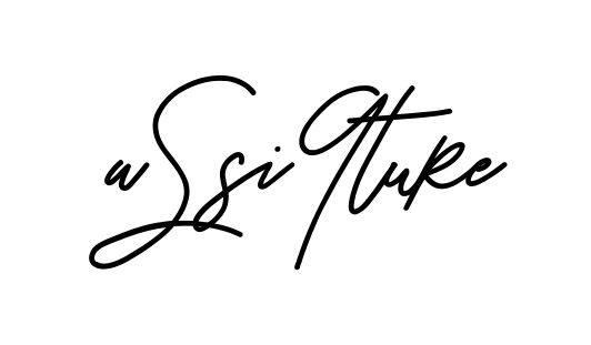 As Signature clean signature PNG idea