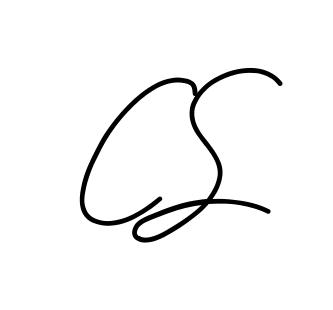 C S clean signature PNG idea