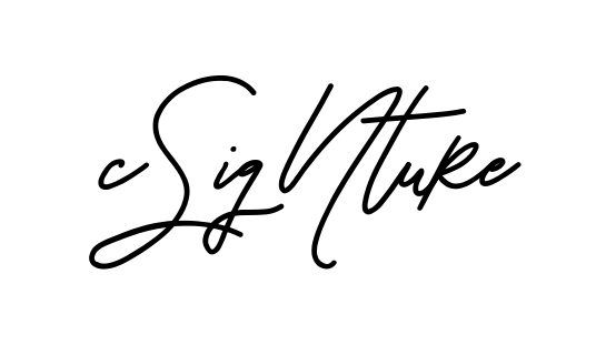 C Signature clean signature PNG idea