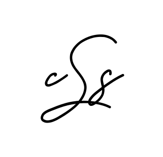 Cs S clean signature PNG idea