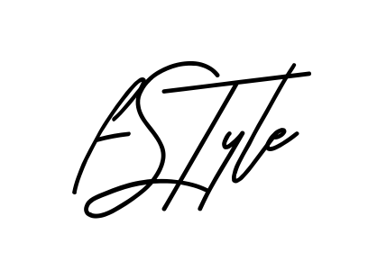 F Style clean signature PNG idea
