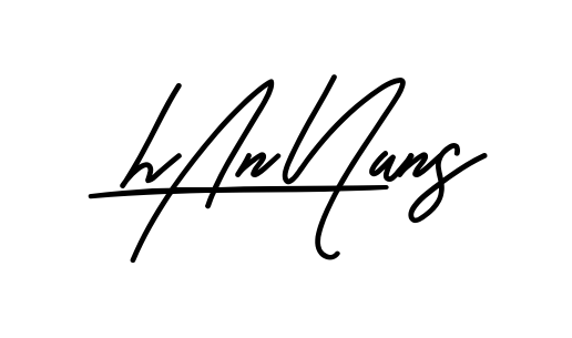 Hannan S clean signature PNG idea