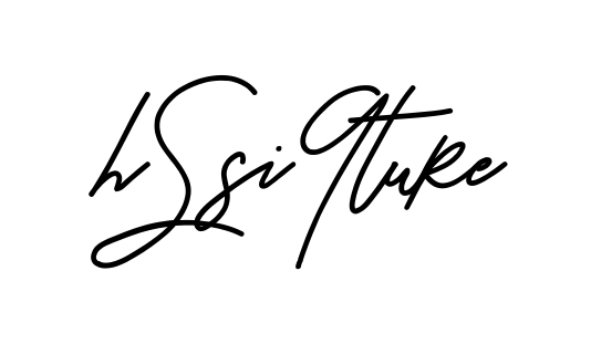 Hs Signature clean signature PNG idea