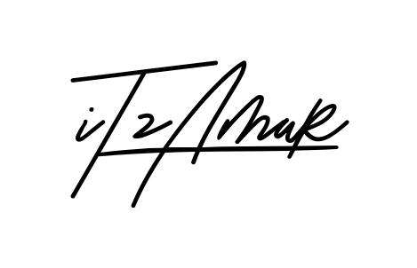 Itzamar clean signature PNG idea