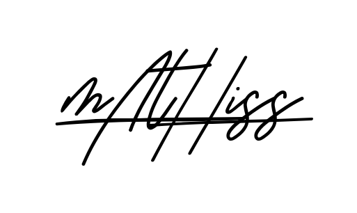 Mathis S clean signature PNG idea