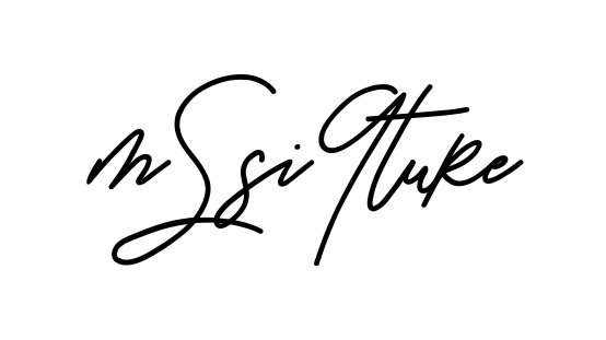 Ms Signature clean signature PNG idea