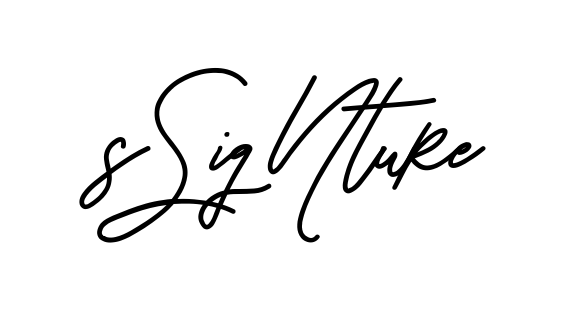 S Signature clean signature PNG idea