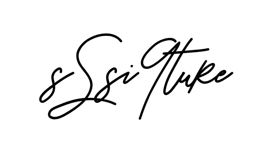 Ss Signature clean signature PNG idea