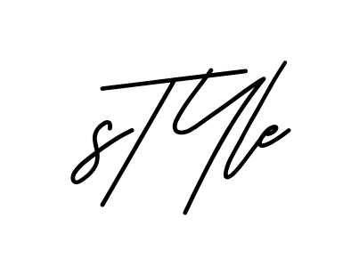 Style clean signature PNG idea