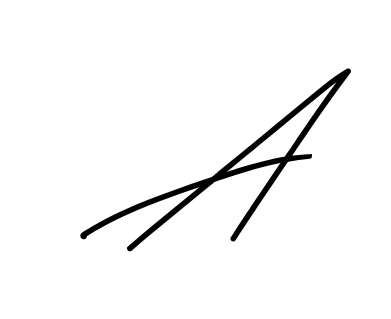 A full name handwritten signature design