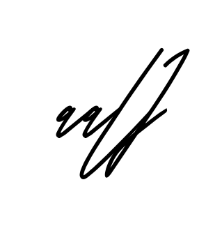 A Ali full name handwritten signature design
