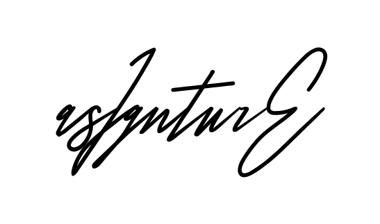 A Signature full name handwritten signature design