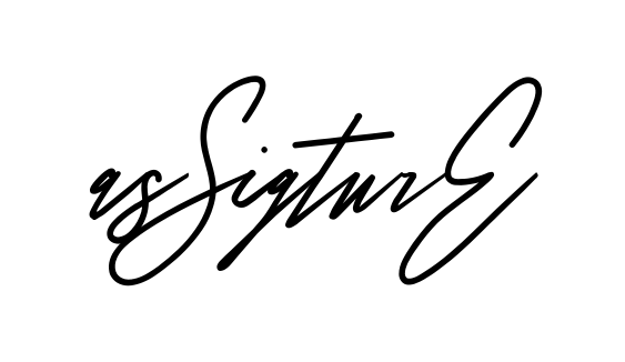 As Signature full name handwritten signature design