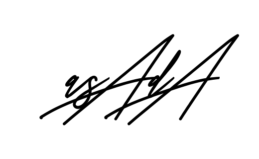 Asad A full name handwritten signature design
