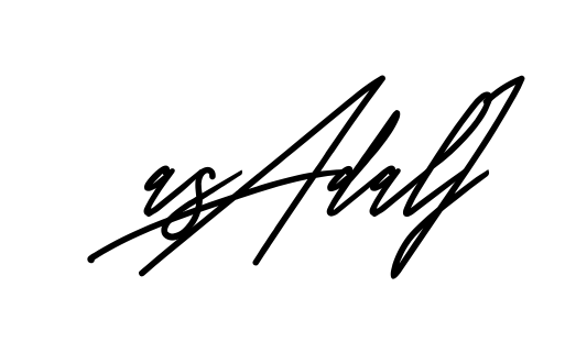 Asad Ali full name handwritten signature design