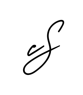 C S full name handwritten signature design