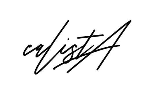 Calista full name handwritten signature design