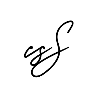 Cs S full name handwritten signature design